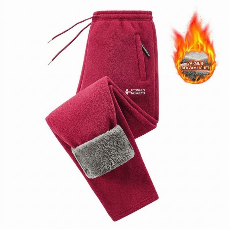 đ„ Vintererbjudande âïž Unisex-vĂ€rmda, tjocka fleecebyxor â extra varma, mjuka och bekvĂ€ma för kalla dagar đ§ž