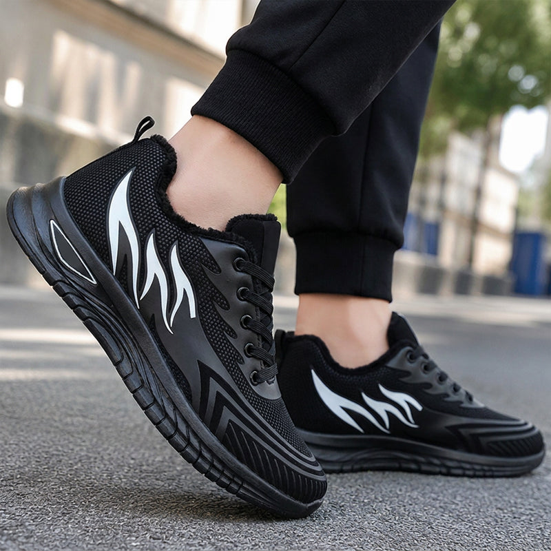 Termiska Utility-Sneakers för Män – Halkfria, Andningsbara & Lätta för Vinter