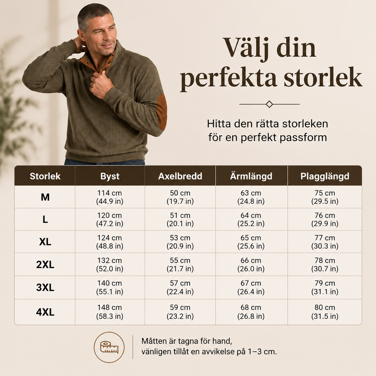 Mäns Utomhus Casual Stand Collar Långärmad Tröja