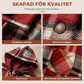🔥50 % rabatt🔥⏰Klassisk, mysig rutig damjacka med huva🧥