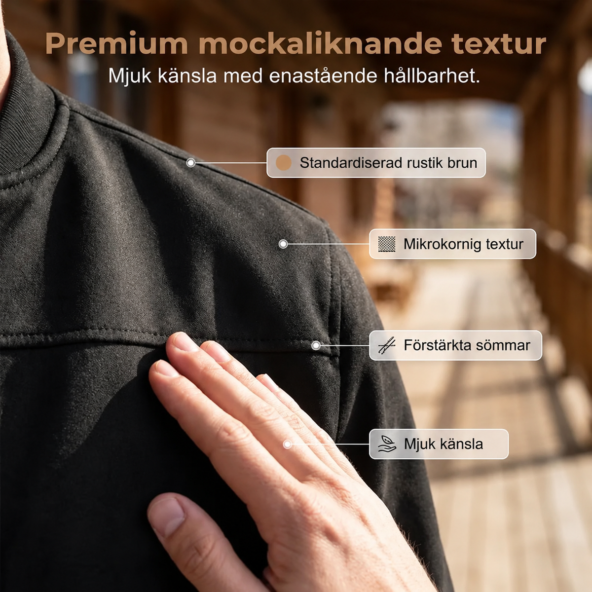 🔥🎁Nyhet 50 % RABATT🔥Klassisk bomberjacka med dragkedja framtill för män