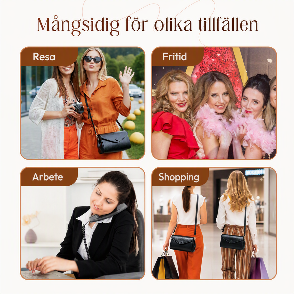 Enkel och elegant axelväska för kvinnor💖