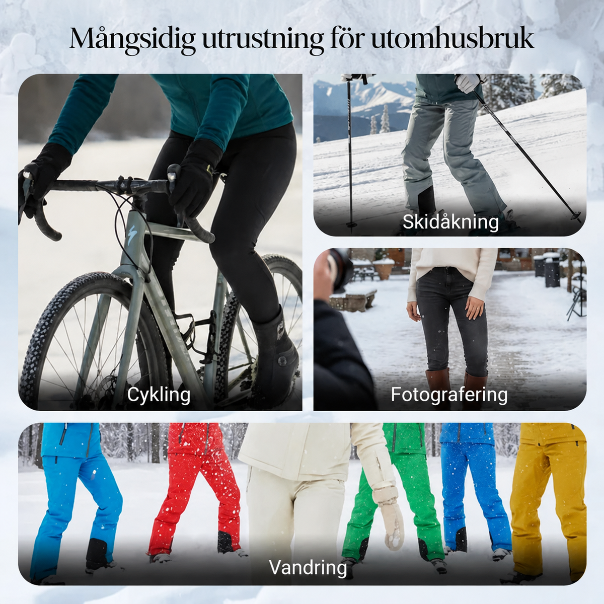 3-i-1 Vintermössa med Ansiktsmask & Halskrage - Varm Fleece för Kyla & Vind