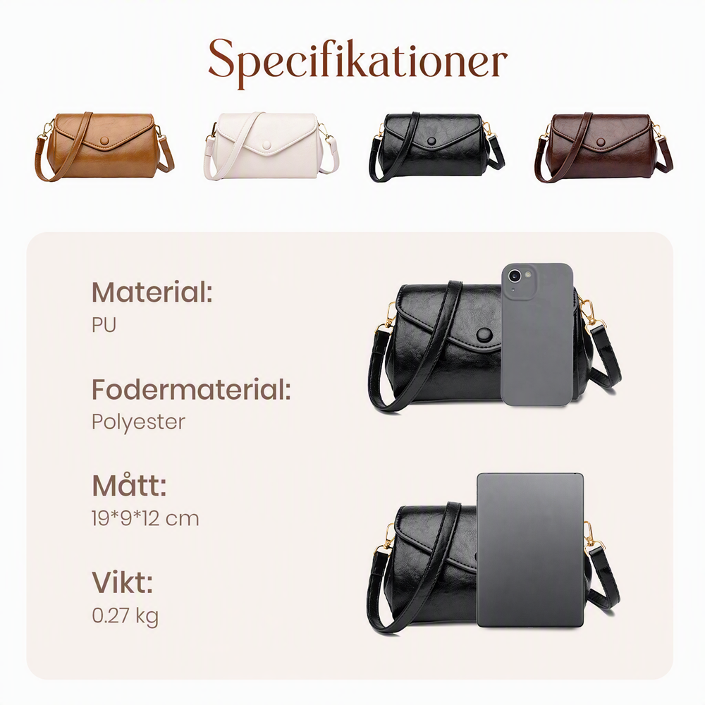 Enkel och elegant axelväska för kvinnor💖