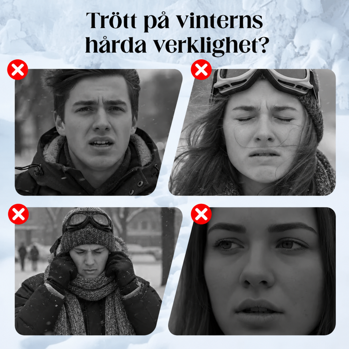 3-i-1 Vintermössa med Ansiktsmask & Halskrage - Varm Fleece för Kyla & Vind