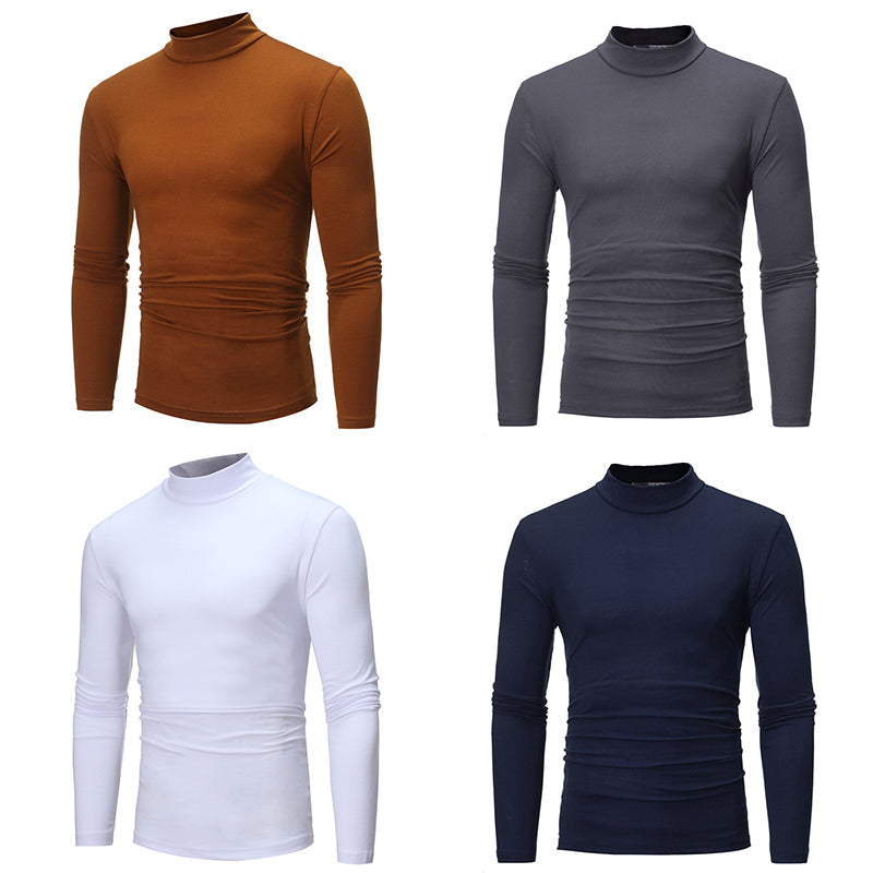 👕 Herrtröja med kort krage i premium mjölksilke – hög elasticitet, 3D-formad passform, mjuk, lättskött, nu till halva priset! ✨