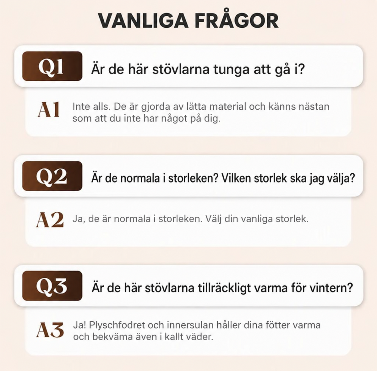 HET REA! Stilfulla Svarta Vinterstövlar - Varma & Halkskyddade Knähöga
