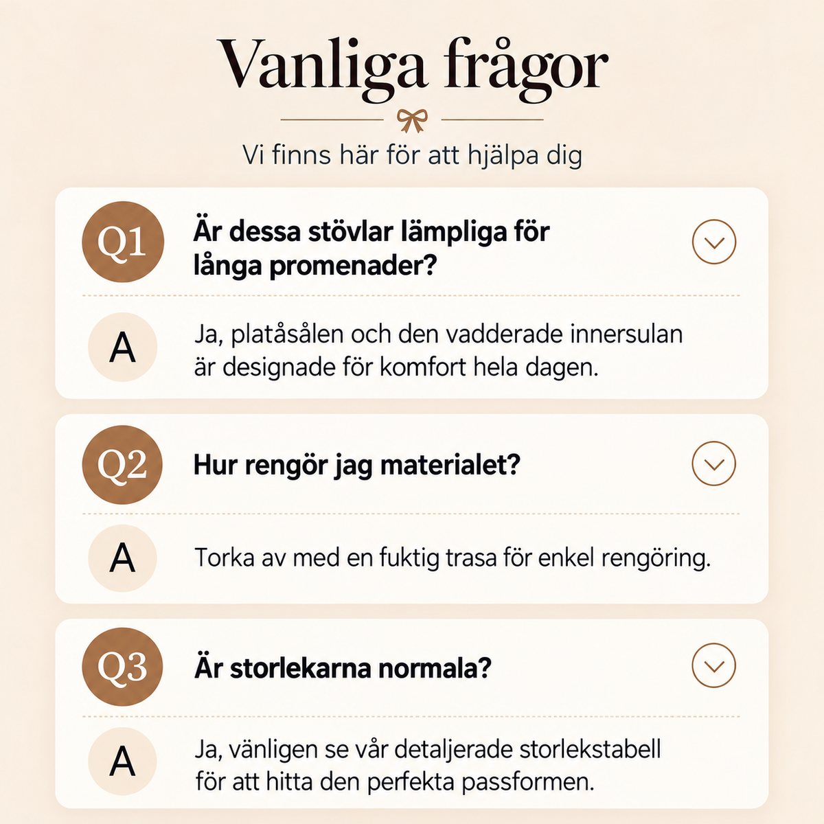 Varma vinterkängor för dam med halkfri sula och varmt foder