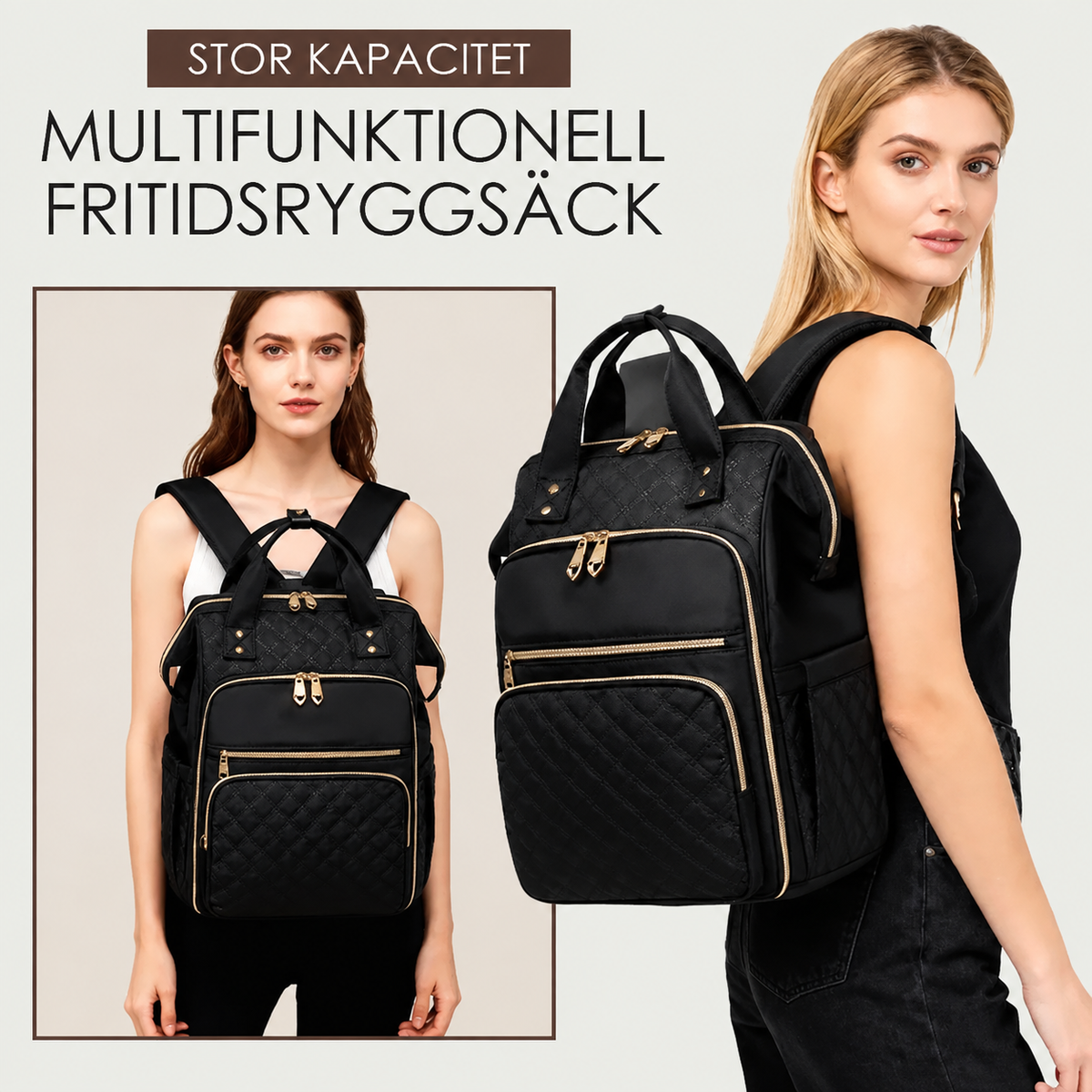 🔥Multifunktionell fritidsryggsäck med stor kapacitet