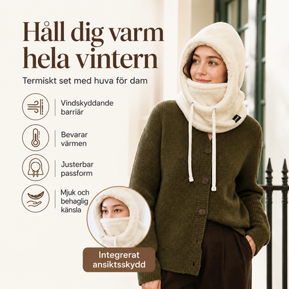 Vindtät och värmande balaklava för cykling (unisex)
