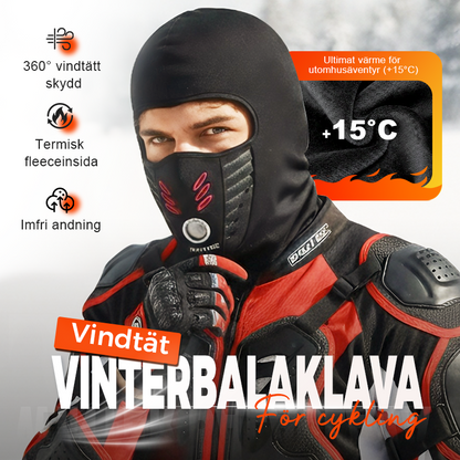 💥Årets slutrea – 49 % rabatt💞 Vindtät helmask för vinterbruk, unisex