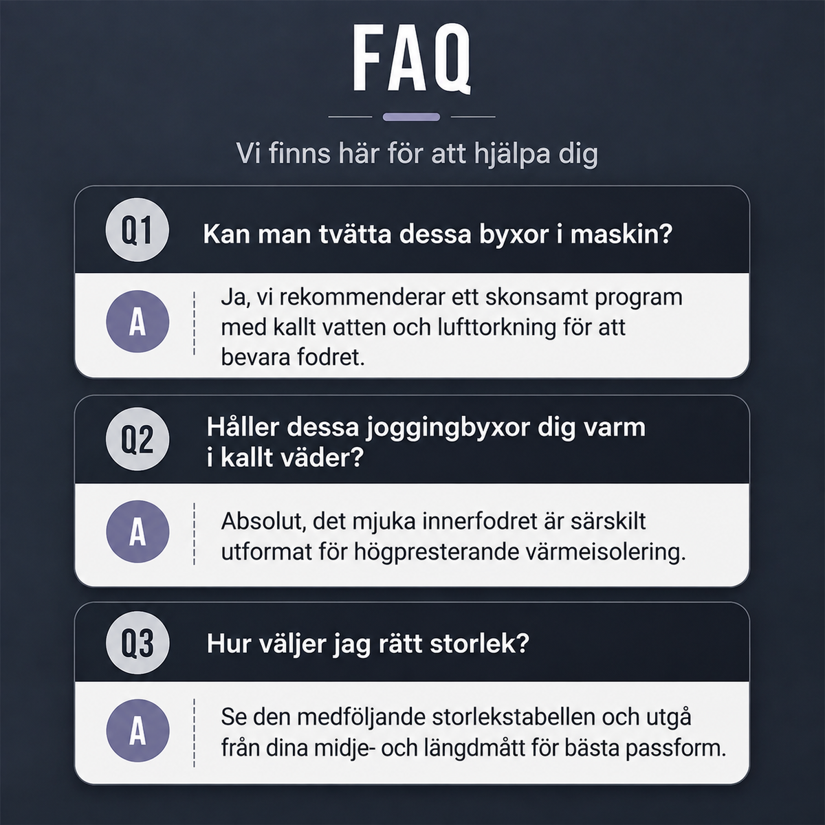 Vindtäta, vadderade termobyxor för män