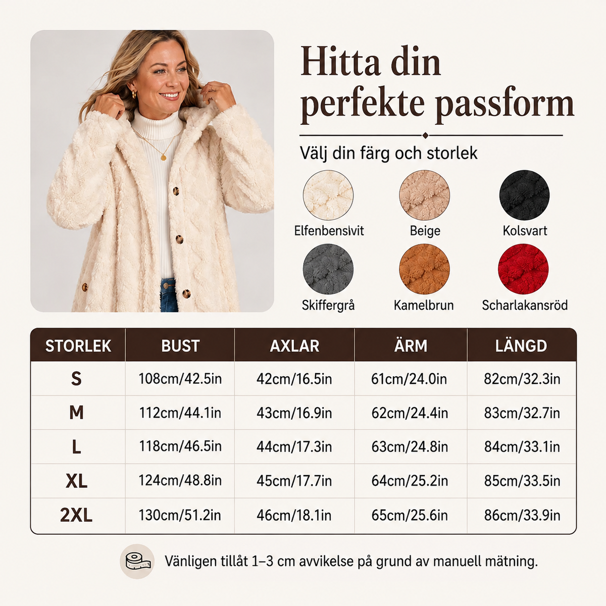 ⏳Tidsbegränsat erbjudande: 50 % rabatt⏰Varm damjacka med huva och rutmönster🎁