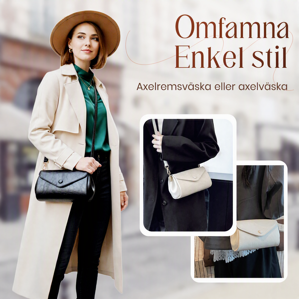 Enkel och elegant axelväska för kvinnor💖