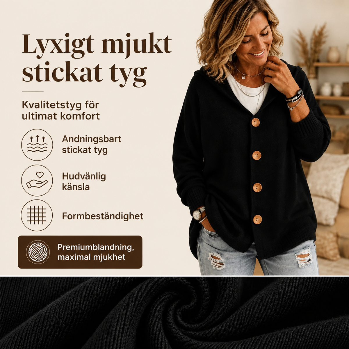 📦 Över 500 paket skickas varje dag – helt otroligt! Snygg damkofta med huva