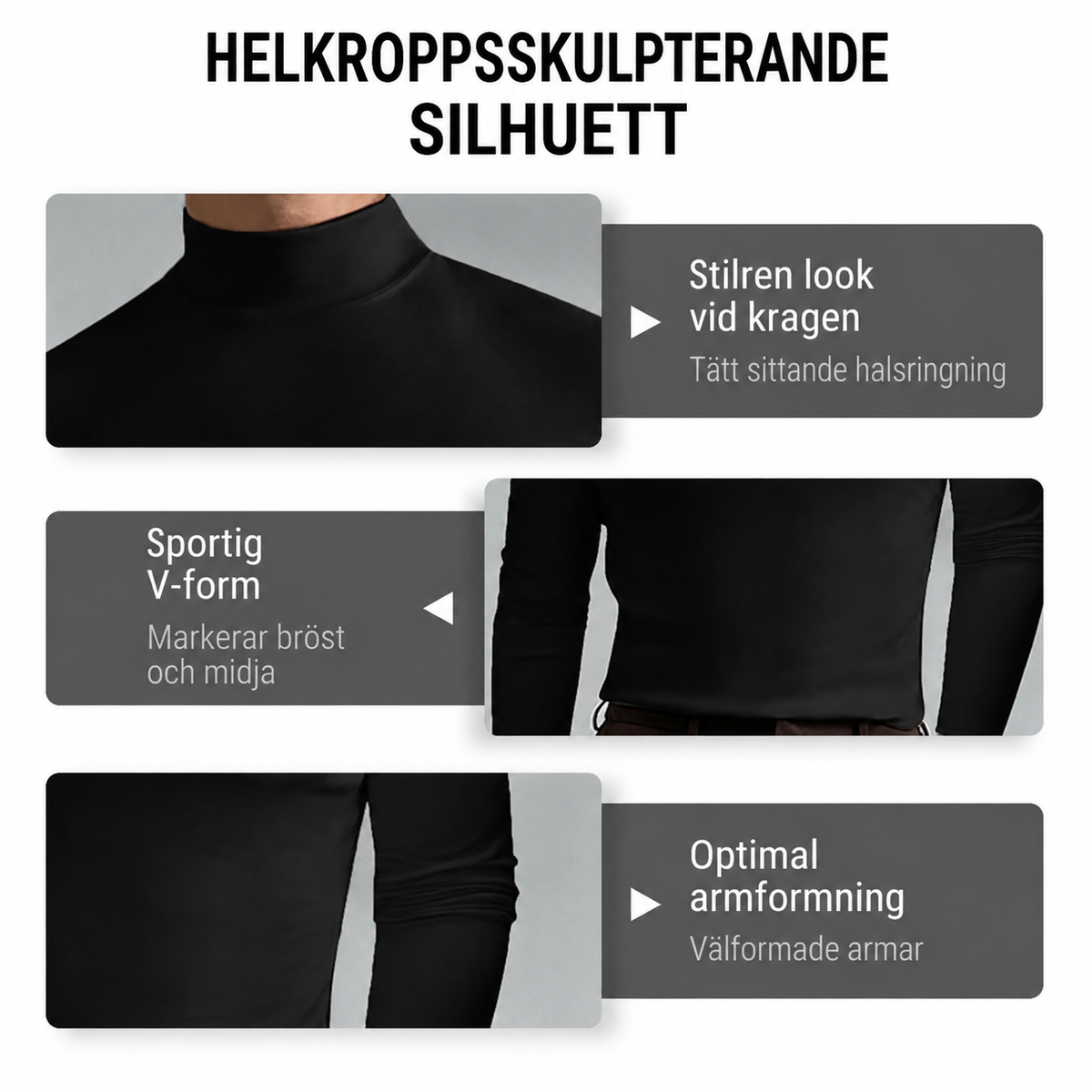🔥 2026 Ny herr-T-shirt med rund hals och slim fit - Elastisk och andningsbar, lämplig för träning eller vardagsbruk, snygg och bekväm 🏃‍♂️📦