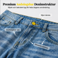 👖 50% RABATT NU! ✨ Jeans för Damer med Avslappnad Passform & Raka Ben – Stretchjeans med Hög Midja – Perfekt för Vardagskomfort 🌸