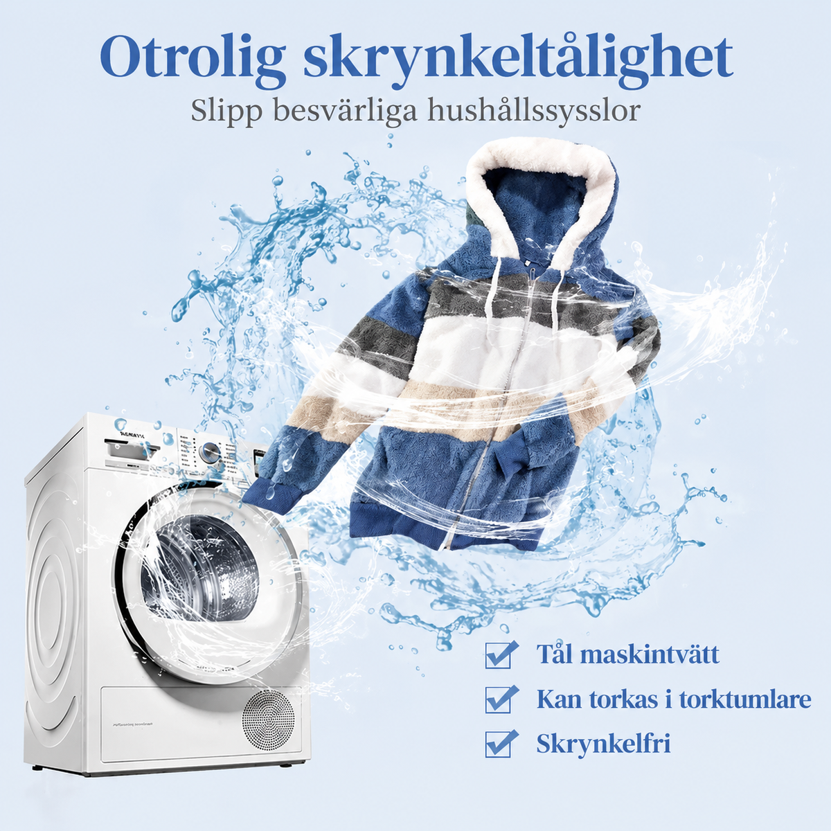 💥Rea 50% rabatt💕 2026 ny päls i bomull i kontrasterande färg