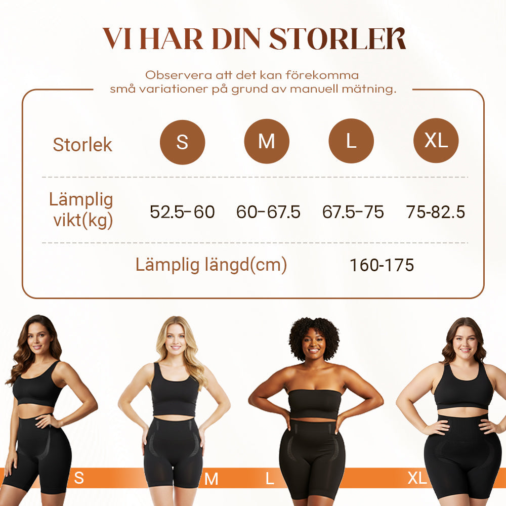 💖Högmidjade, rumpaformande shorts ✨Omedelbara kurvor, bestående självförtroende! 🍑