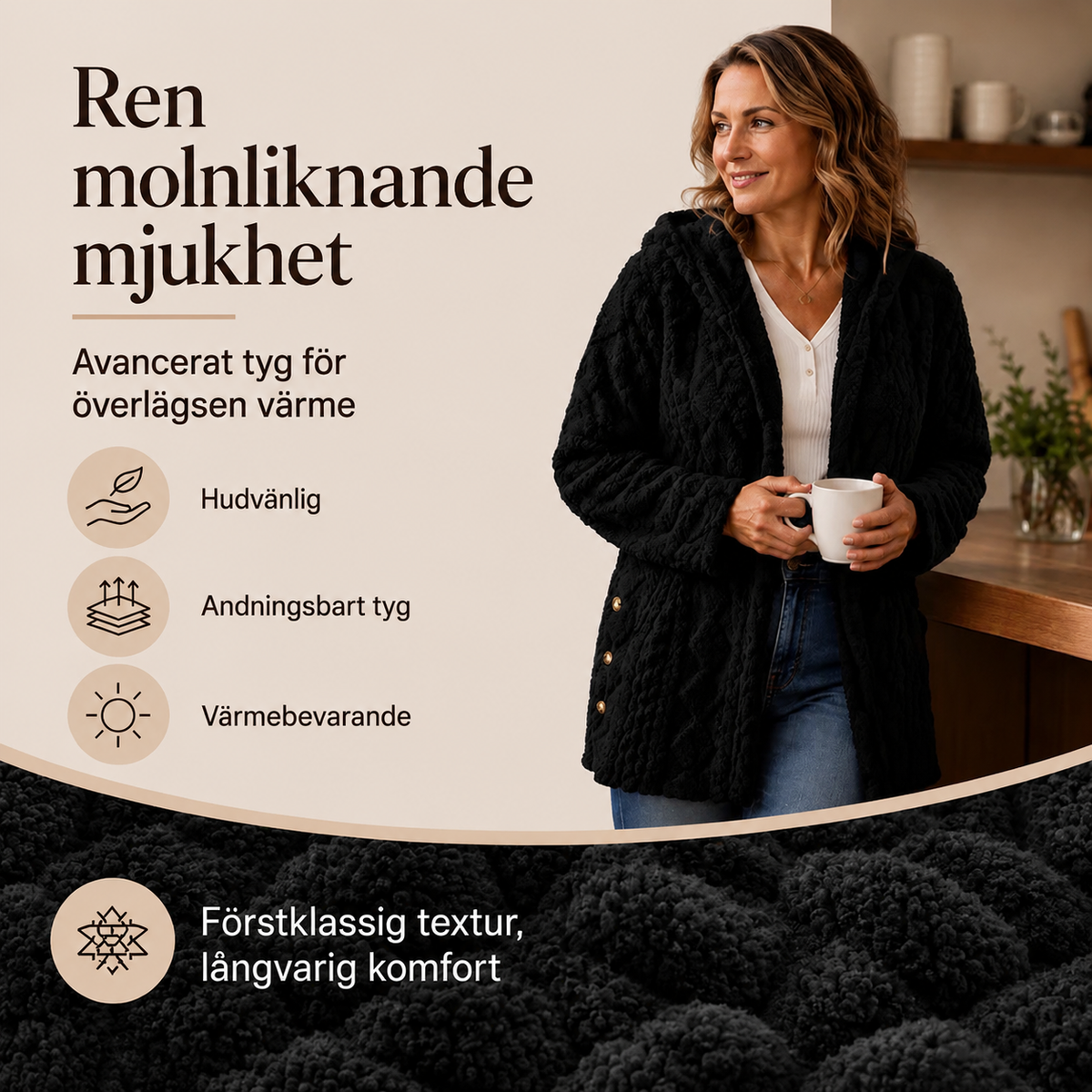 ⏳Tidsbegränsat erbjudande: 50 % rabatt⏰Varm damjacka med huva och rutmönster🎁