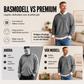 👕Premium Våffelkofta för Män – Med 1/4 Dragkedja, Andningsbar & Modern Silhuett