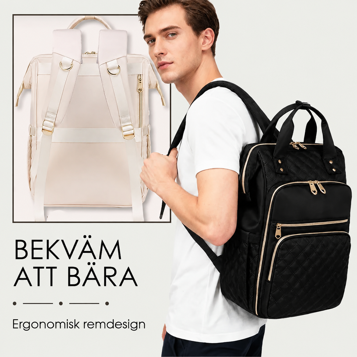 🔥Multifunktionell fritidsryggsäck med stor kapacitet