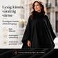 🧥 50 % RABATT |Elegant kappa med stående krage för kvinnor