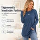 👚🌸 Bästsäljare – avslappnad långärmad topp för damer med rund halsringning