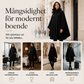 🧥 50 % RABATT |Elegant kappa med stående krage för kvinnor
