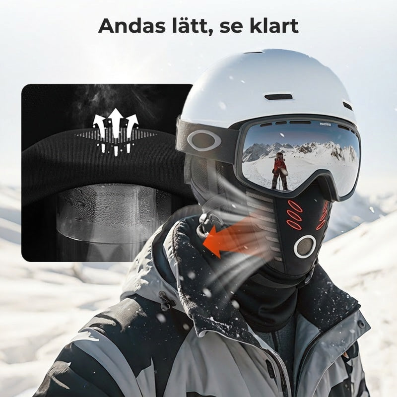 💥Årets slutrea – 49 % rabatt💞 Vindtät helmask för vinterbruk, unisex