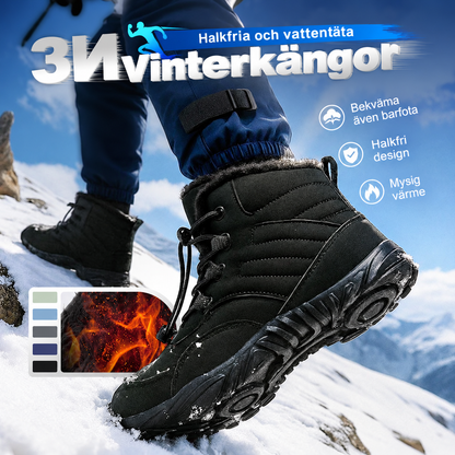 🔥 Halkfria, vattentäta snökängor (unisex)