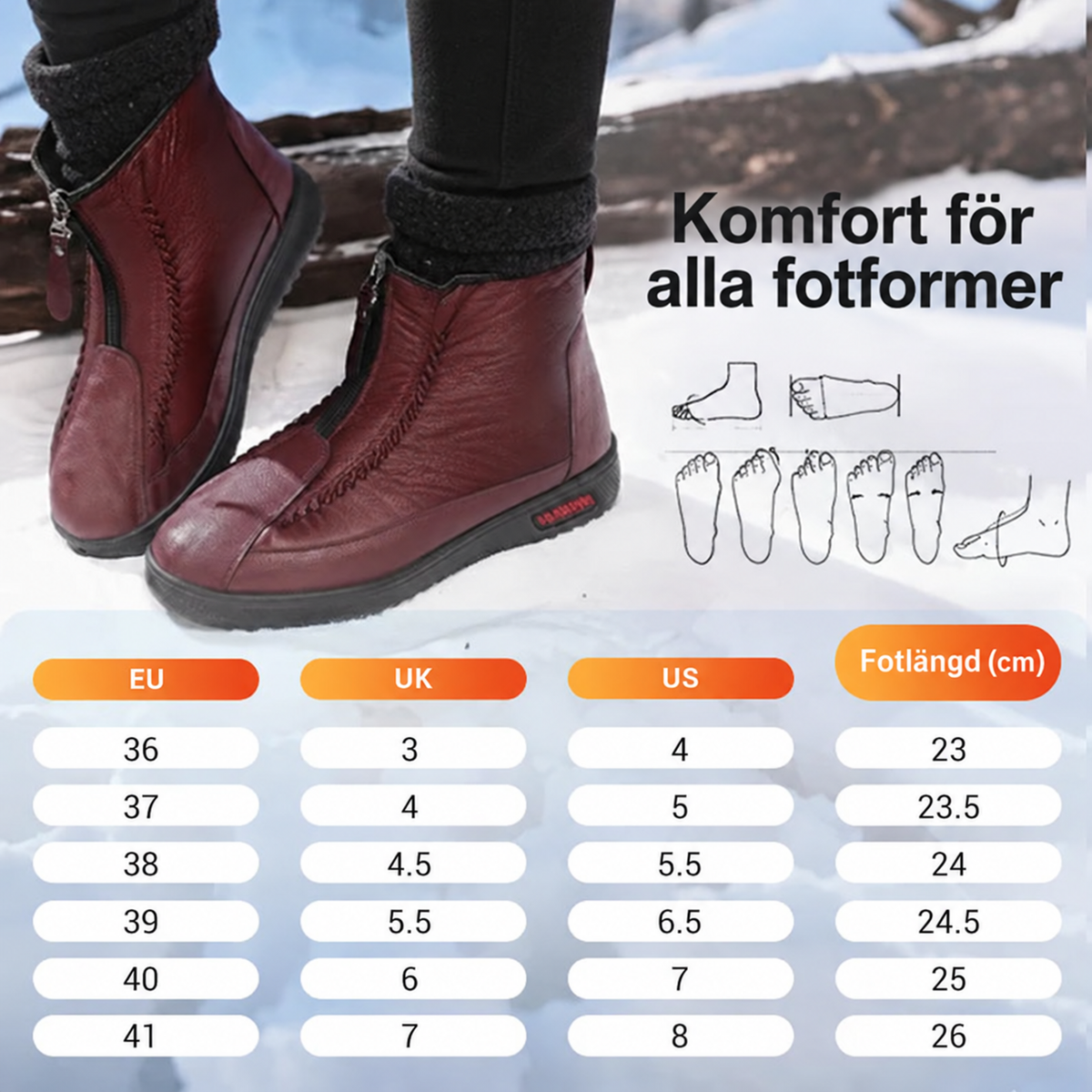 ❄️ 50% RABATT! Dams Varmfodrade Ankelstövlar med Dragkedja – Stilrena, Vinterklara & Bekväma👢💕