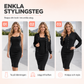 Elegant set med camisoleklänning och kort jacka för damer