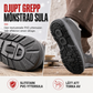 Vattentäta slip-on-skor för män – vintermodell med fleecefoder, halkfri mjuk sula och ovandel i bomullstyg; varma och bekväma skor för seniorer