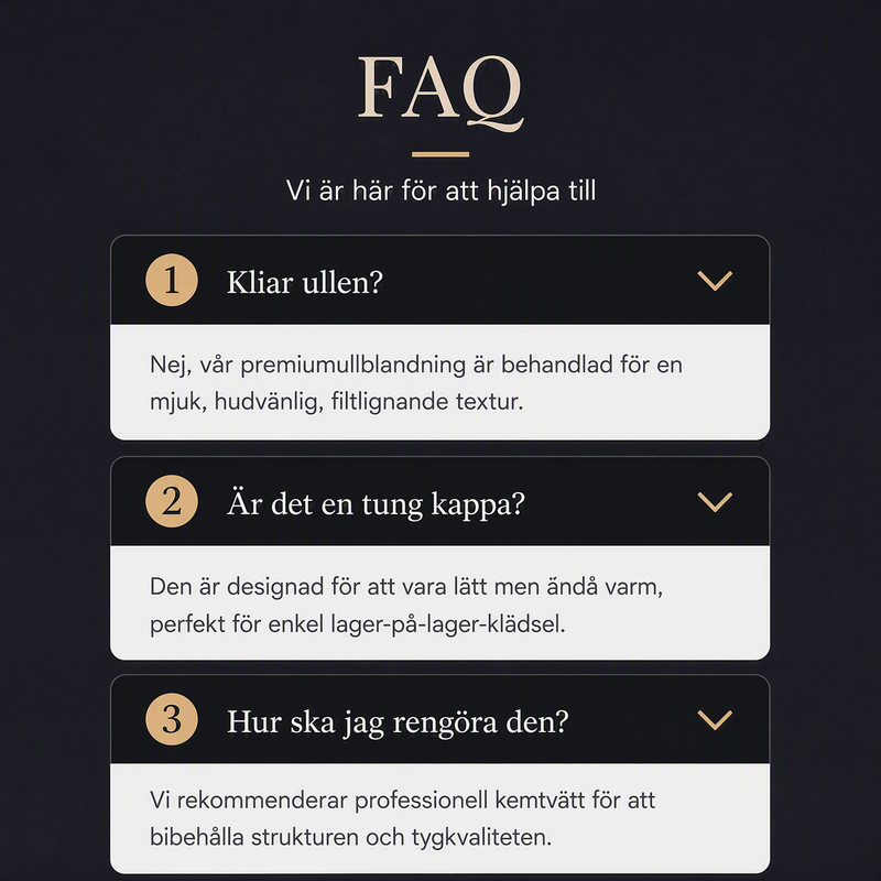 🧥 50 % RABATT |Elegant kappa med stående krage för kvinnor