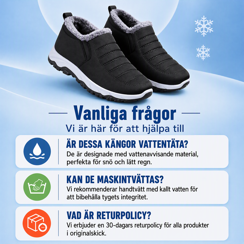 Nya ankomster❄️ Isolerade stövlar med bred tå – perfekta för äldre och aktiva