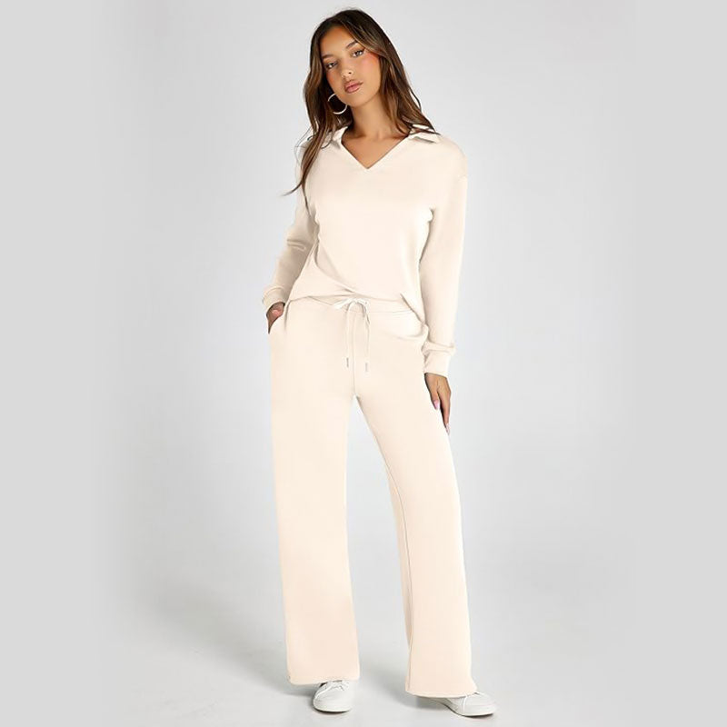 💖2-delade set för kvinnor Outfits Casual långärmade sweatshirts Set