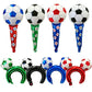50pcs 2026 World Cup-themed Set of 4 Soccer-Shaped Headbands and 4 Handheld Cheer Sticks with Foil Balloons—World Cup Party Decorations, Props, and Photo Backdrops
