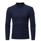 👕 Herrtröja med kort krage i premium mjölksilke – hög elasticitet, 3D-formad passform, mjuk, lättskött, nu till halva priset! ✨