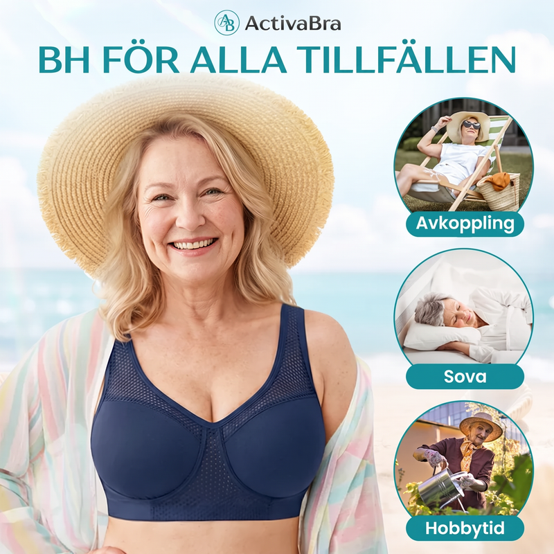 🖤Black Friday – Förhandstillgång: 65% Rabatt🖤Activa Bra - Bekväm bh för äldre hela dagen