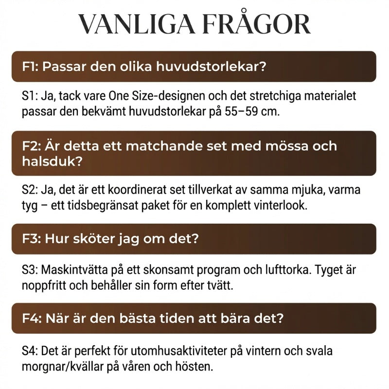 🔥 VINTERSÄLJ 50% RABATT! ❄️ Fluffig Pälskeps – Varm Vinterkeps + Gratis Matchande Halsduk (Endast 7 Kvar) ⏰