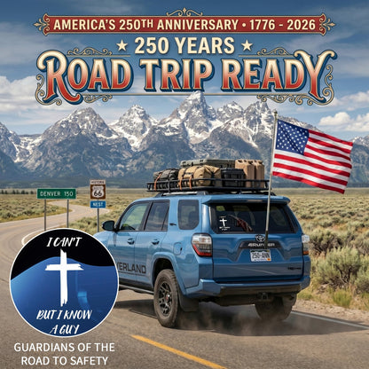 I Can't, But I Know A Guy - Christian Jesus Cross Car