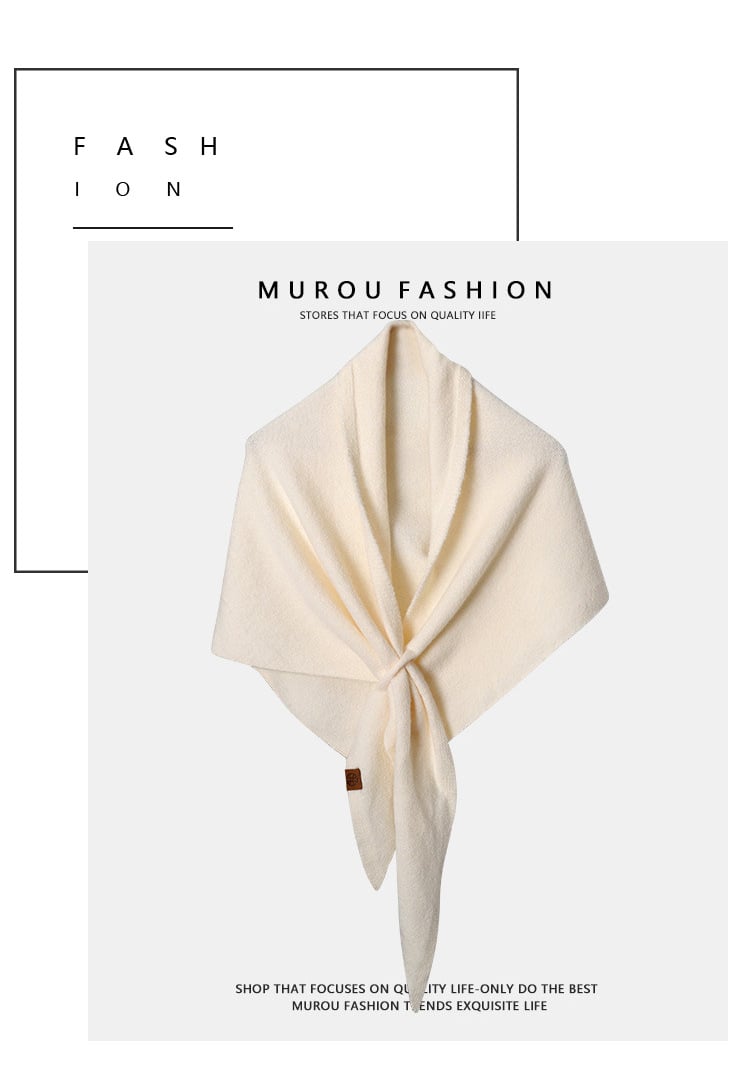 Sista chansen-erbjudande – 40 % rabatt 💖 Enfärgad kashmirhalsduk för dam – en touch av elegans i vardagen! 🍂
