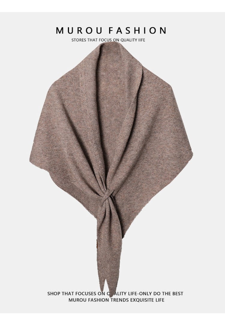 Sista chansen-erbjudande – 40 % rabatt 💖 Enfärgad kashmirhalsduk för dam – en touch av elegans i vardagen! 🍂