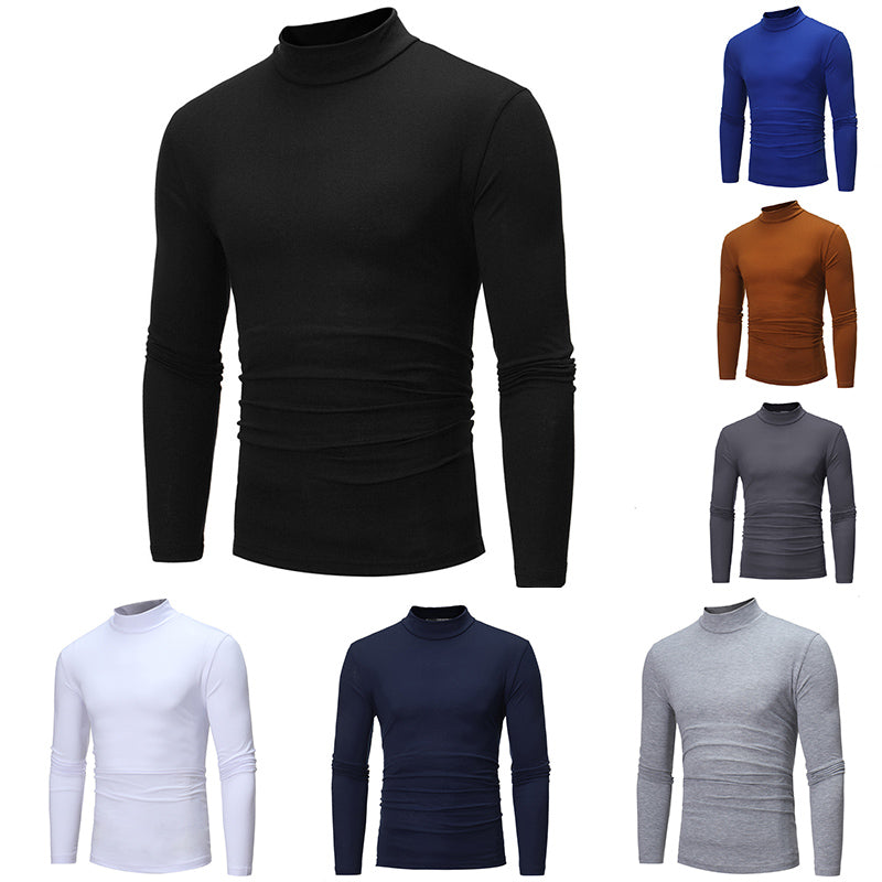 👕 Herrtröja med kort krage i premium mjölksilke – hög elasticitet, 3D-formad passform, mjuk, lättskött, nu till halva priset! ✨