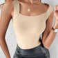 2-Piece Set💕Women’s U Neck Thermal Tank Tops with Built-In Bra