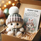 💖Handmade Mini Bunny Hug Cute Easter Gift🐇🎁