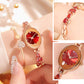 ✨2025 New Design🎀⌚Women's Colored Zircon Bracelet Watch