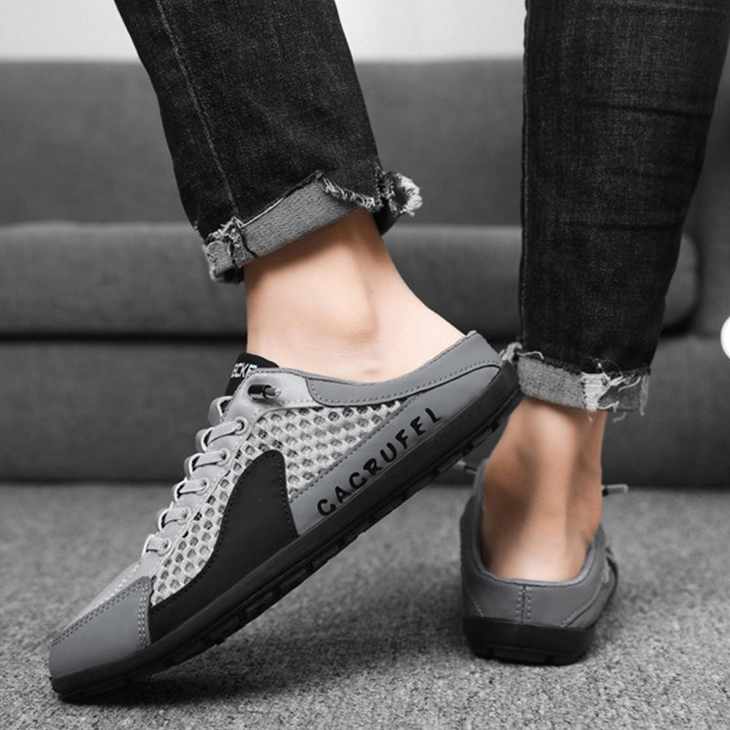 Moderiktiga multifunktionella andas slip-on skor
