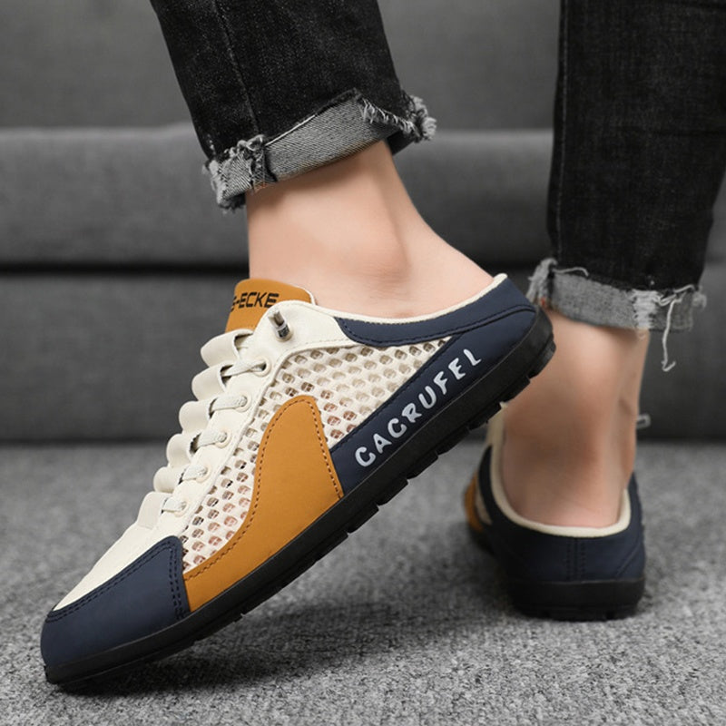 Moderiktiga multifunktionella andas slip-on skor
